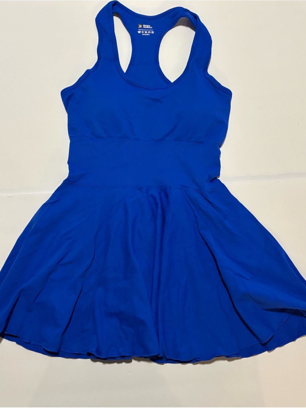 Blue Athletic Skater Dress